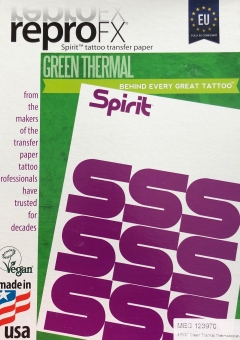 SPIRIT Green Matritzenpapier A4 für Thermokopierer Matritzenpapier - bitte Menge und Größe wählen 50Stück A4